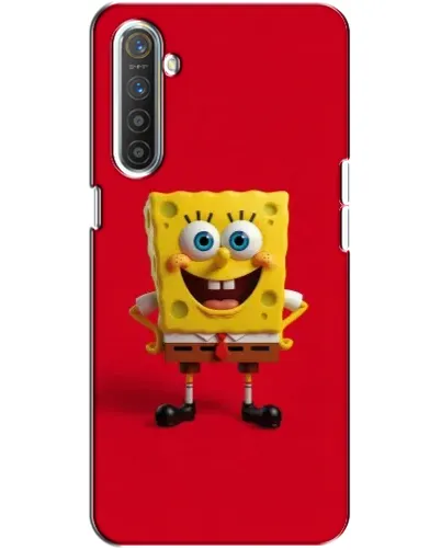 Чехол для Realme XT с картинкой «Спанч Боб на красном» Чехол для Realme XT с картинкой «Спанч Боб на красном»