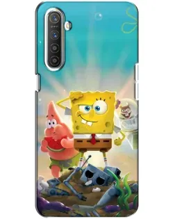 Чехол для Realme XT с картинкой «Спанч Боб победитель»