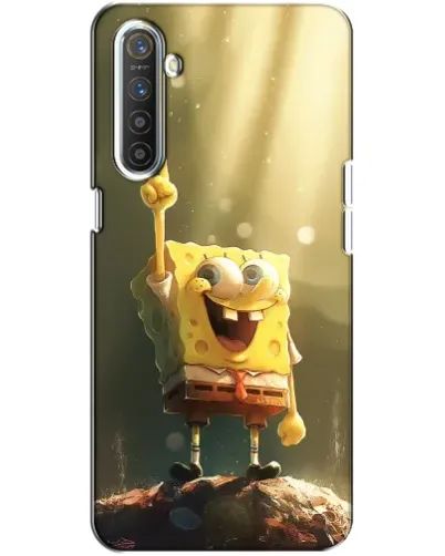 Чехол для Realme XT с картинкой «Сияющий Спанч Боб» Чехол для Realme XT с картинкой «Сияющий Спанч Боб»