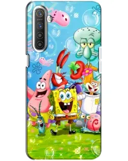 Чехол для Realme XT с картинкой «Губка Боб и друзья» Чехол для Realme XT с картинкой «Губка Боб и друзья»
