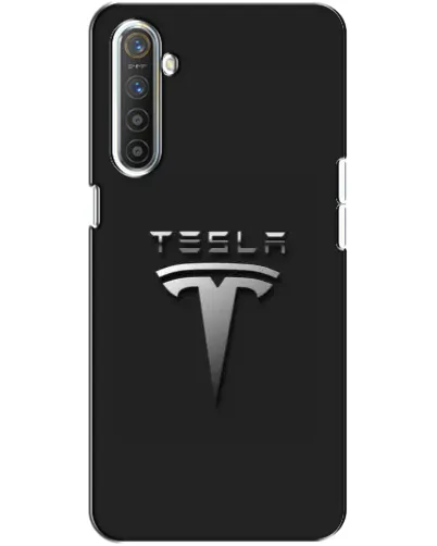 Чехол для Realme XT с картинкой «Стальной логотип Tesla» Чехол для Realme XT с картинкой «Стальной логотип Tesla»