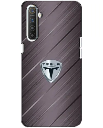 Чехол для Realme XT с картинкой «Металлическая текстура Tesla» Чехол для Realme XT с картинкой «Металлическая текстура Tesla»