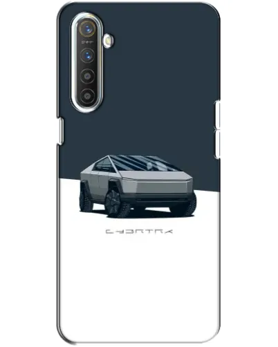 Чехол для Realme XT с картинкой «Серебристый Cybertruck Tesla» Чехол для Realme XT с картинкой «Серебристый Cybertruck Tesla»