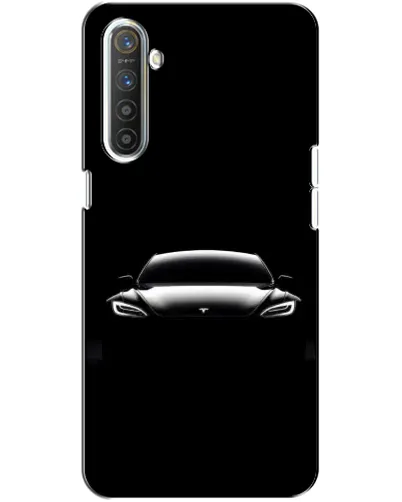 Чехол для Realme XT с картинкой «Фары Tesla Night» Чехол для Realme XT с картинкой «Фары Tesla Night»