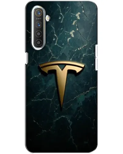 Чехол для Realme XT с картинкой «Мраморная Tesla Gold» Чехол для Realme XT с картинкой «Мраморная Tesla Gold»