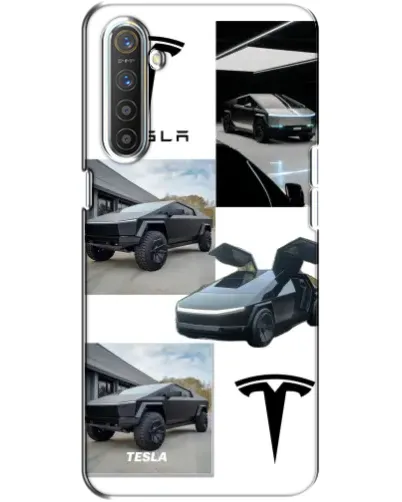 Чехол для Realme XT с картинкой «Коллаж Cybertruck Tesla» Чехол для Realme XT с картинкой «Коллаж Cybertruck Tesla»