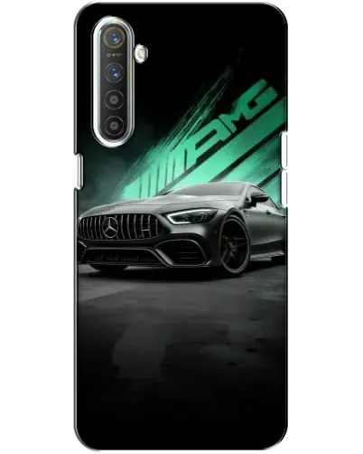 Чехол для Realme XT с картинкой «Темный Mercedes AMG»
