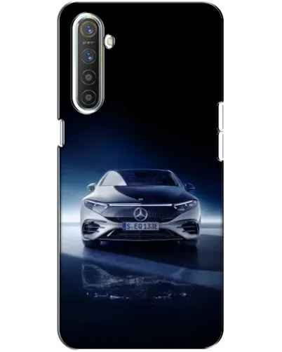 Чехол для Realme XT с картинкой «Ночной Mercedes EQ»