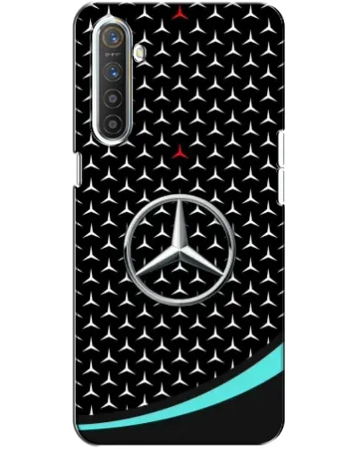 Чехол для Realme XT с картинкой «Mercedes — бирюзовый акцент»