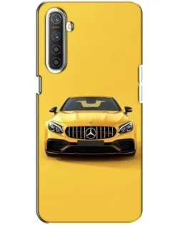 Чехол для Realme XT с картинкой «Желтый Mercedes GT»