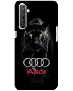 Чохол для Realme XT з картинкою «Пантера та Audi»