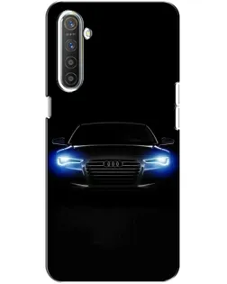 Чохол для Realme XT з картинкою «Audi в неоні»