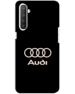 Чохол для Realme XT з картинкою «Audi — золотий логотип»
