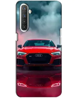 Чохол для Realme XT з картинкою «Audi RS — червоний стиль»