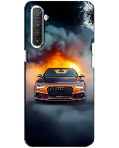 Чохол для Realme XT з картинкою «Audi у вогняному диму» Чохол для Realme XT з картинкою «Audi у вогняному диму»