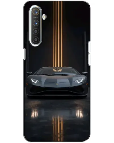 Чехол для Realme XT с картинкой «Lamborghini золотые линии» Чехол для Realme XT с картинкой «Lamborghini золотые линии»