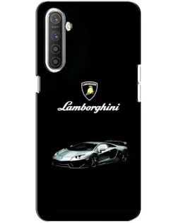 Чехол для Realme XT с картинкой «Логотип Lamborghini классика»