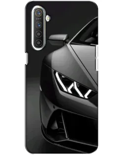 Чехол для Realme XT с картинкой «Lamborghini фары детализация»