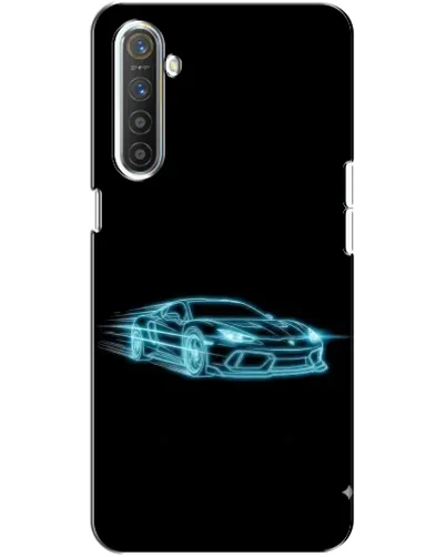 Чехол для Realme XT с картинкой «Неоновый контур Lamborghini» Чехол для Realme XT с картинкой «Неоновый контур Lamborghini»