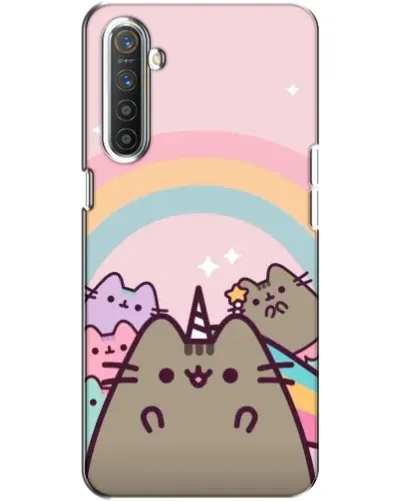 Чехол для Realme XT с картинкой «Единорог Pusheen»