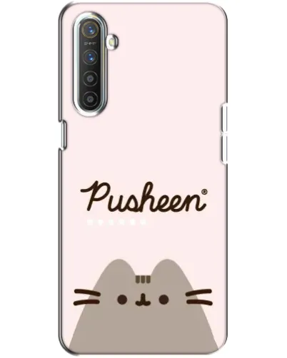 Чехол для Realme XT с картинкой «Pusheen логотип»