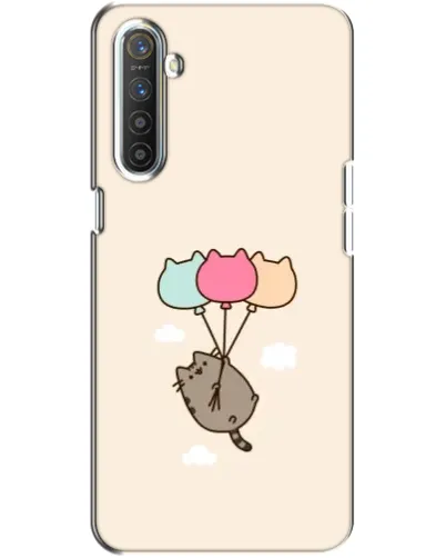 Чехол для Realme XT с картинкой «Пушин на шариках»