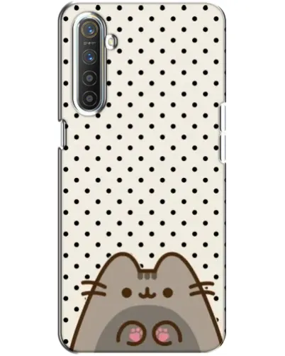 Чехол для Realme XT с картинкой «Пушин в горошек»
