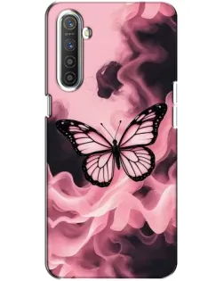 Чехол для Realme XT с картинкой «Бабочка в дыму» Чехол для Realme XT с картинкой «Бабочка в дыму»