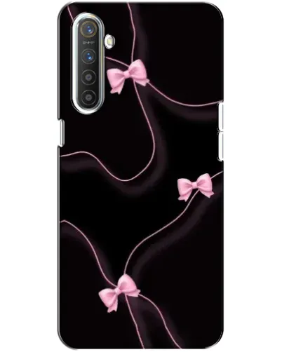 Чехол для Realme XT с картинкой «Розовые ленты»