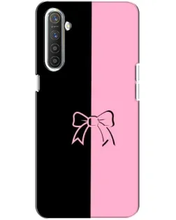 Чехол для Realme XT с картинкой «Половинки банта»