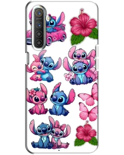 Чохол для Realme XT з картинкою «Стікери Stitch та Angel» Чохол для Realme XT з картинкою «Стікери Stitch та Angel»