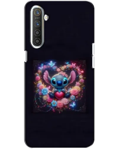 Чохол для Realme XT з картинкою «Stitch у квітах» Чохол для Realme XT з картинкою «Stitch у квітах»