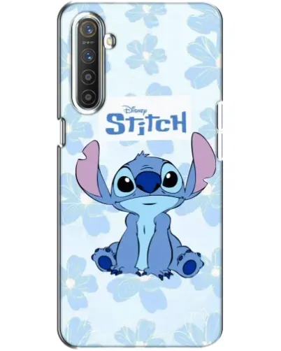 Чохол для Realme XT з картинкою «Stitch серед квітів» Чохол для Realme XT з картинкою «Stitch серед квітів»