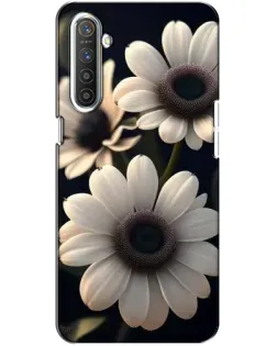 Чехол для Realme XT с картинкой «Белые маргаритки макро» Чехол для Realme XT с картинкой «Белые маргаритки макро»