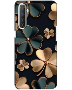 Чехол для Realme XT с картинкой «Клевер в золоте» Чехол для Realme XT с картинкой «Клевер в золоте»