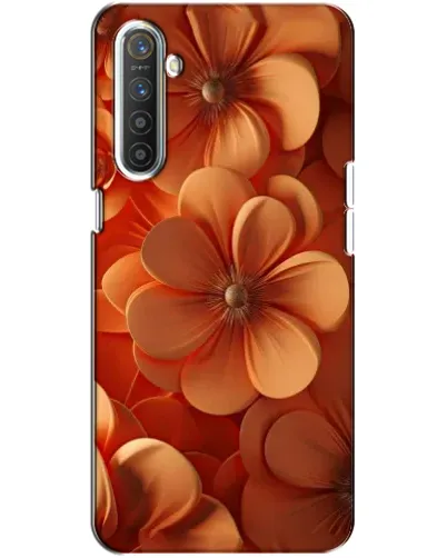 Чехол для Realme XT с картинкой «Оранжевый макро цветок» Чехол для Realme XT с картинкой «Оранжевый макро цветок»