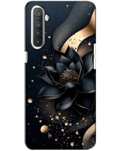 Чехол для Realme XT с картинкой «Черный лотос» Чехол для Realme XT с картинкой «Черный лотос»