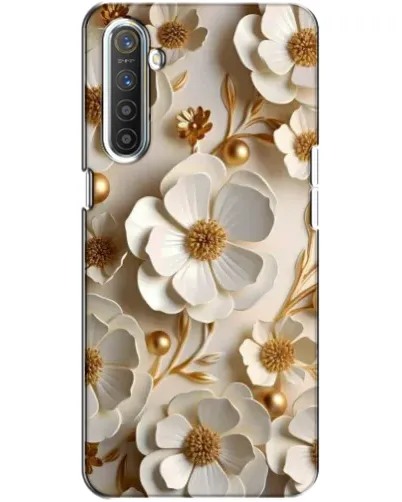 Чехол для Realme XT с картинкой «Белие бумажние цвети» Чехол для Realme XT с картинкой «Белие бумажние цвети»