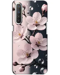 Чехол для Realme XT с картинкой «Нежная сакура и капли» Чехол для Realme XT с картинкой «Нежная сакура и капли»