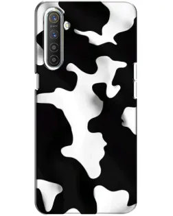 Чехол для Realme XT с картинкой «Черно-белое пятно»