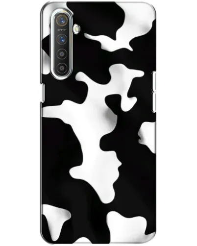 Чехол для Realme XT с картинкой «Черно-белое пятно»