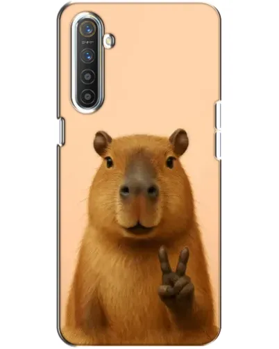 Чехол для Realme XT с картинкой «Капибара виктория» Чехол для Realme XT с картинкой «Капибара виктория»