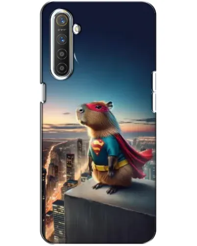 Чехол для Realme XT с картинкой «Капи-мен супергерой» Чехол для Realme XT с картинкой «Капи-мен супергерой»