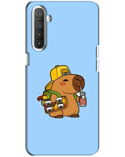 Чехол для Realme XT с картинкой «Капибара на скейте» Чехол для Realme XT с картинкой «Капибара на скейте»
