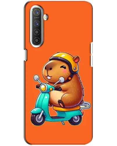 Чехол для Realme XT с картинкой «Капибара на скутере» Чехол для Realme XT с картинкой «Капибара на скутере»
