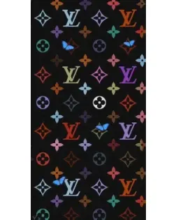 Чехол для RealMe с картинкой «Цветная монограмма LV»