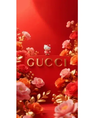 Чехол для RealMe с картинкой «Gucci — золотой сад» Чехол для RealMe с картинкой «Gucci — золотой сад»