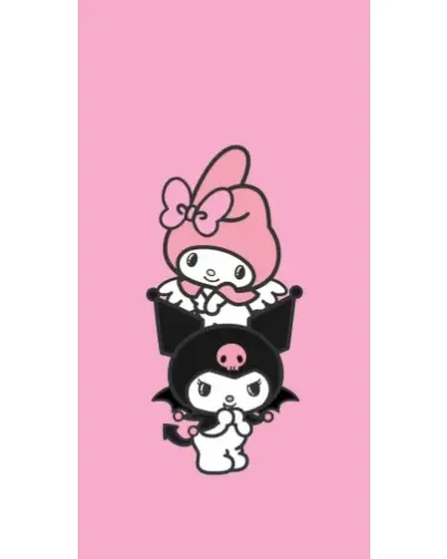 Чехол для RealMe с картинкой «My Melody и Kuromi» Чехол для RealMe с картинкой «My Melody и Kuromi»