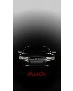 Чехол для RealMe с картинкой «Audi — градиентный контур»