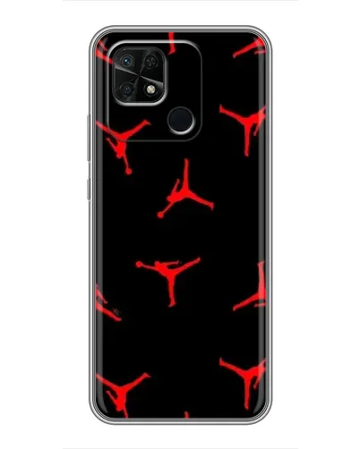 Чохол для Xiaomi Redmi 10C з картинкою «Jordan Red Pattern» Чохол для Xiaomi Redmi 10C з картинкою «Jordan Red Pattern»